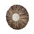 CESTARIA DE PAREDE BALI EM FIBRA NATURAL E BUZIOS BRATAN BEIGE D60CM - Imagem 2
