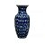 FLOREIRO PORCELANA AZUL E BRANCA THAI DROPS D10XA22CM - Imagem 1