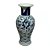 FLOREIRO PORCELANA AZUL E BRANCA BOTANIC D13XA27CM - Imagem 2
