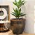 VASO RUSTICO DE CERAMICA IMPORTADO XANGAI MARROM D51XA48CM - Imagem 3