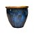 VASO RUSTICO DE CERAMICA IMPORTADO XANGAI AZUL D51XA48CM - Imagem 1