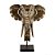 ESCULTURA ELEFANTE MADEIRA NATURAL COM BASE - Imagem 1