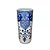PORTA GUARDA CHUVA PORCELANA RENDA CELESTE AZUL BRANCO D20XA45CM - Imagem 2