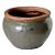 BACIA RUSTICA CERAMICA IMPORTADA MACAU VERDE D36XA26CM - Imagem 1