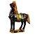 ESTATUETA CAVALO EM PORCELANA MARROM - Imagem 1