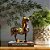 ESTATUETA CAVALO EM PORCELANA MARROM - Imagem 2