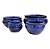 BACIA VIETNAMITA CERAMICA IMPORTADO GRECIA AZUL - Imagem 2
