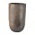 VASO VIETNAMITA DE CERAMICA IMPORTADO PARIS PP BRONZE D26XA41CM - Imagem 1