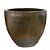 VASO VIETNAMITA DE CERAMICA IMPORTADO TOQUIO BRONZE D28XA31CM - Imagem 1