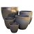 VASO VIETNAMITA DE CERAMICA IMPORTADO TOQUIO BRONZE D28XA31CM - Imagem 2