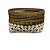 CESTARIA CENTRO DE MESA RATTAN E CONCHAS D33XA19CM - Imagem 1