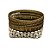 CESTARIA CENTRO DE MESA RATTAN E CONCHAS D33XA19CM - Imagem 2