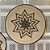 PRATO RATTAN DECORATIVO BALI ESTRELA NEGRA 70CM - Imagem 1