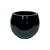 BACIA VIETNAMITA CERAMICA IMPORTADA NEPAL PRETO D28XA23CM - Imagem 2