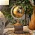 GLOBO DECORATIVO INDIANO TERRACOTA BASE EM MADEIRA SQUARE 28CM - Imagem 3
