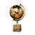 GLOBO DECORATIVO INDIANO TERRACOTA BASE EM MADEIRA SQUARE 28CM - Imagem 1