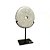 ESCULTURA IMPORTADA BI DISC CHINES ANTIGO EM PEDRA NATURAL CLARA COM SUPORTE A26CM - Imagem 2