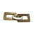 ESCULTURA DE MESA ELOS EM MADEIRA E MARMORE L33CM X P14CM - Imagem 1