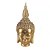 ESCULTURA CABECA BUDA TIBETANO DOURADA - Imagem 1