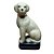 ESCULTURA IMPORTADA CACHORRO EM PORCELANA 20CM DIREITO - Imagem 1