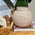 POTE DECORATIVO BALI EM RATTAN BRANCO - Imagem 3