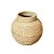 POTE DECORATIVO BALI EM RATTAN BRANCO - Imagem 1