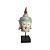 ESCULTURA CABECA BUDA DECORATIVA EM MADEIRA ANTIGA L11XA40CM - Imagem 2