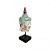 ESCULTURA CABECA BUDA DECORATIVA EM MADEIRA ANTIGA L11XA40CM - Imagem 3