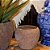 VASO VIETNAMITA DE CERAMICA IMPORTADO JULIET ATLANTIS HELIO D21XA16CM - Imagem 3