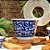 CACHEPOT PORCELANA AZUL E BRANCA BOREAL D21XA15CM - Imagem 2