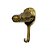 GANCHO BRONZE BALI ALLIGATOR DOURADO - Imagem 2