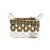 CESTA DECORATIVA RATTAN BALI RETANGULAR BRANCO E NATURAL - Imagem 1