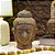 ESCULTURA IMPORTADA BALI CABECA DE BUDA EM CERAMICA A27CM - Imagem 4