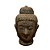 ESCULTURA IMPORTADA BALI CABECA DE BUDA EM CERAMICA A27CM - Imagem 1