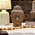 ESCULTURA IMPORTADA BALI CABECA DE BUDA EM CERAMICA A27CM - Imagem 3
