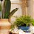 BACIA VIETNAMITA CERAMICA IMPORTADA ITALIA AQUA D28XA13CM - Imagem 4
