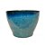 VASO VIETNAMITA DE CERAMICA IMPORTADO SIRIA AQUA D31XA23CM - Imagem 2