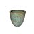 VASO VIETNAMITA DE CERAMICA IMPORTADO TOQUIO MUSGO PP D21XA25CM - Imagem 1