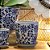 CACHEPOT PORCELANA AZUL E BRANCA FLOR CELESTIAL D16XA17CM - Imagem 3
