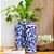 PORTA GUARDA CHUVA PORCELANA AZUL BRANCO HARMONIA D11XA30CM - Imagem 3
