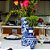 PORTA GUARDA CHUVA PORCELANA AZUL BRANCO HARMONIA D11XA30CM - Imagem 4