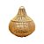 MINI LUMINARIA PENDENTE FIBRA RATTAN IMPORTADA NUSA DUA D27XA29CM - Imagem 1