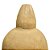 VASO DE BARRO PESCOCO ALTO BRANCO BAHIA D19XA30CM - Imagem 2