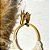 GANCHO BRONZE BALI GIRAFA DOURADO - Imagem 3