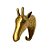 GANCHO BRONZE BALI GIRAFA DOURADO - Imagem 1