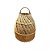 MINI LUMINARIA PENDENTE FIBRA RATTAN IMPORTADA JIMBARAN D18XA22CM - Imagem 2