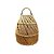 MINI LUMINARIA PENDENTE FIBRA RATTAN IMPORTADA JIMBARAN D18XA22CM - Imagem 1