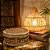 CAIXA BALI TRAMA BAMBU NATURAL E MARROM COM TAMPA D25CM - Imagem 5