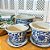 CACHEPOT EM PORCELANA AZUL E BRANCO FLOR IMPERIAL D16XA13CM - Imagem 3