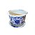 CACHEPOT EM PORCELANA AZUL E BRANCO FLOR IMPERIAL D16XA13CM - Imagem 2
